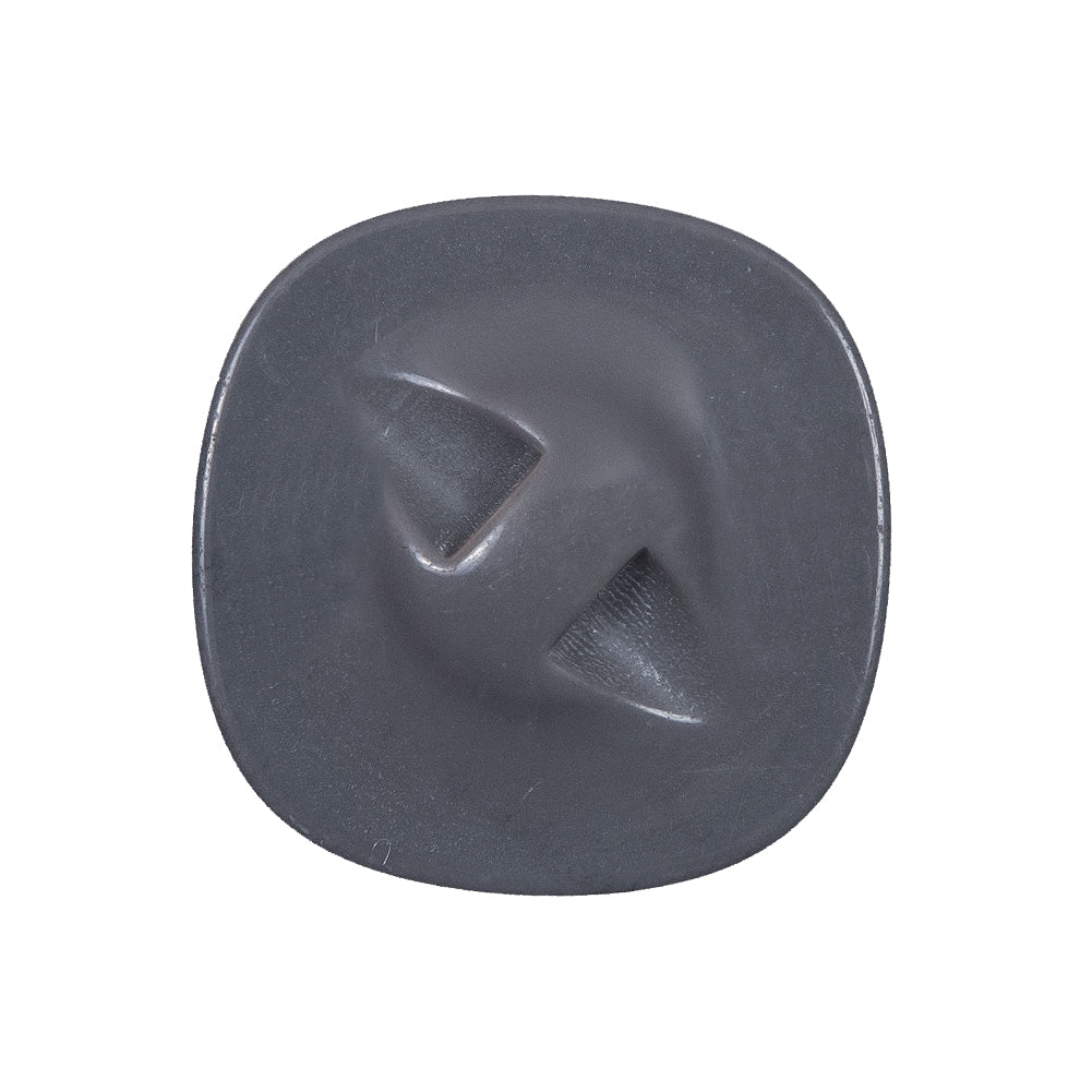 Shiny Charcoal Plastic Self Shank Button - 40L/25.5mm - Joann Fabrics