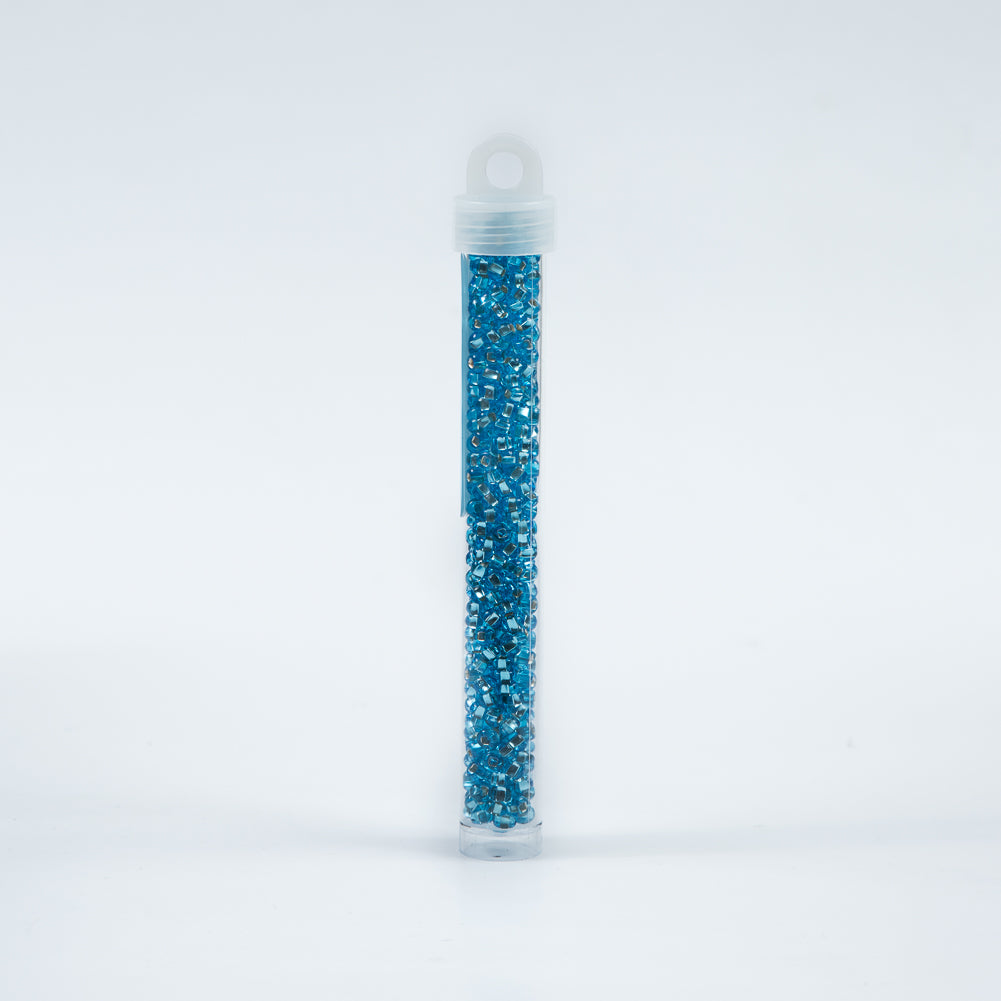 Silver Lined Aqua Czech Seed Beads - Size 6 - Joann Fabrics