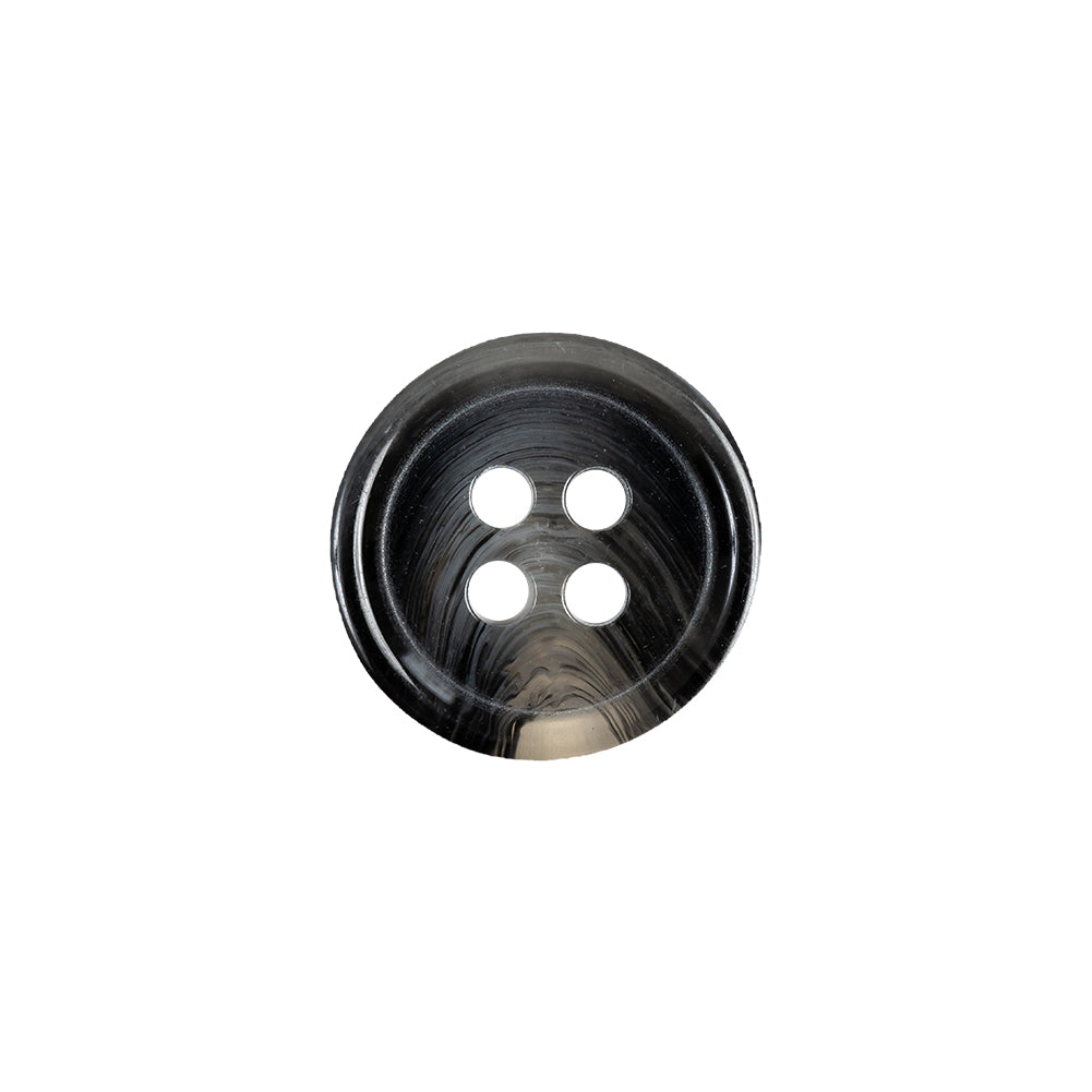 Silver Cloud, Inkblot and Transparent 4-Hole Tire Rimmed Plastic Button - 24L/15mm - Joann Fabrics