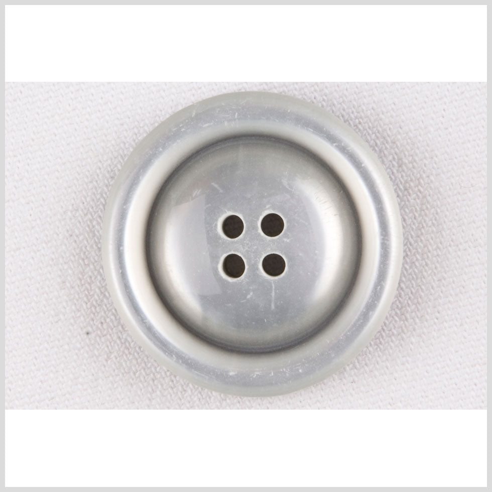 Plastic 2-Hole Button - 40L/25.5mm - Silvery Gray Tire Rim and Convex Center - Joann Fabrics