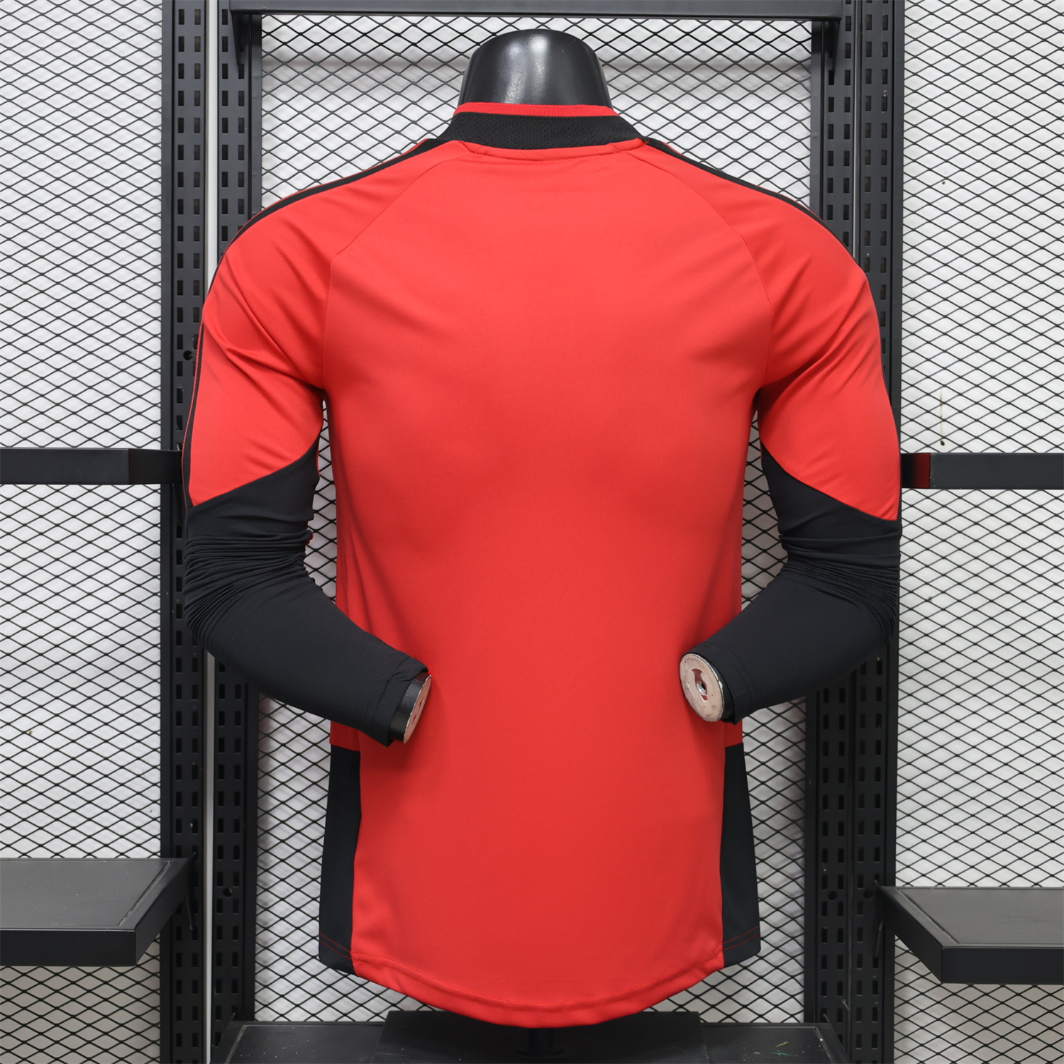 Manchester United 26-27 Red Long Sleeves Training Jersey - Player Version - UnitedFutballJersey