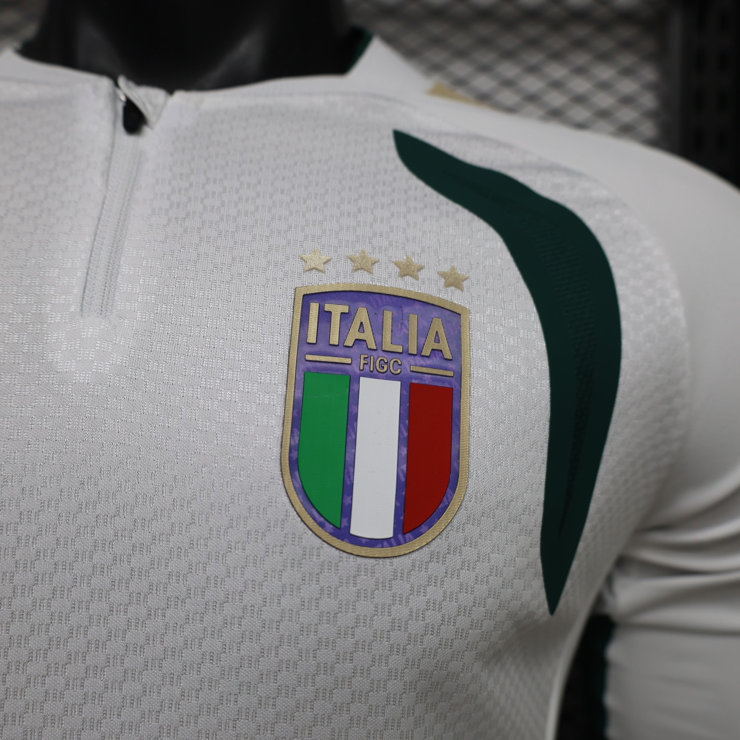 Italy 2026 White Long Sleeves Training Jersey - Player Version - UnitedFutballJersey
