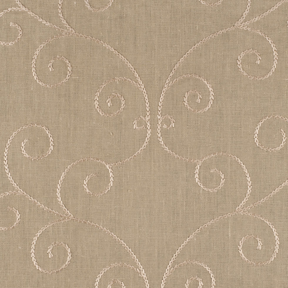Natural Beige Swirls Embr & Eyelet - Joann Fabrics