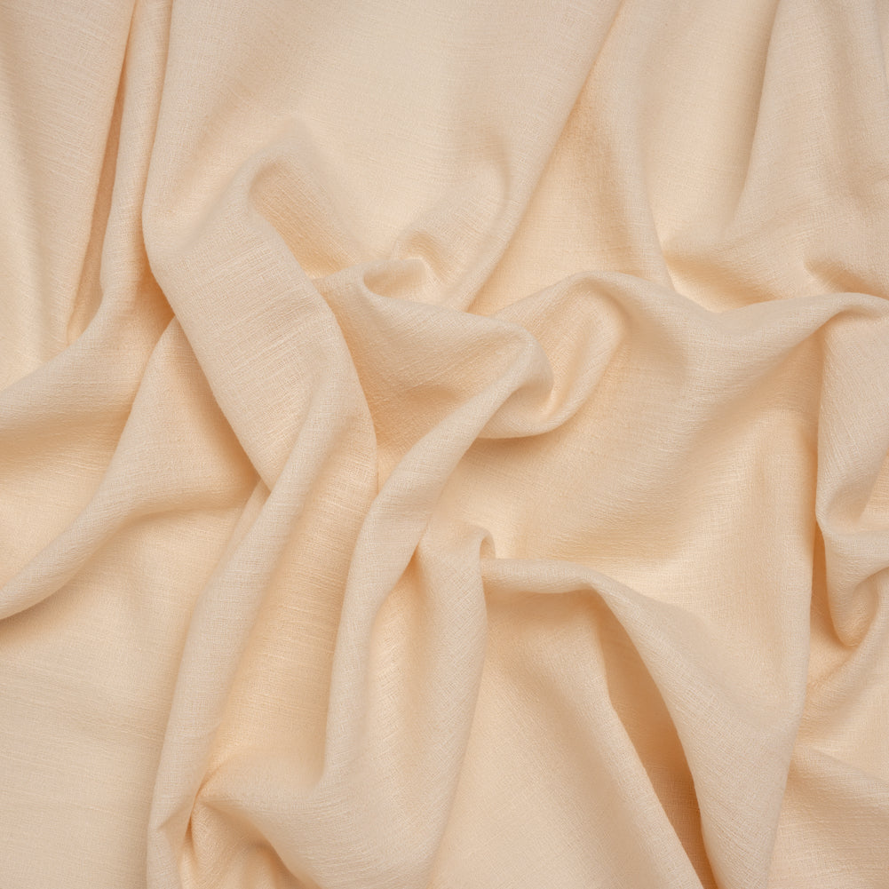 Textured Cotton Woven - Pale Peach - Famous Australian Designer Deadstock - Joann Fabrics