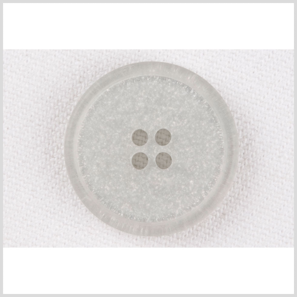 Plastic 4-Hole Button - 36L/23mm - Light Gray and Silver Glitter - Joann Fabrics