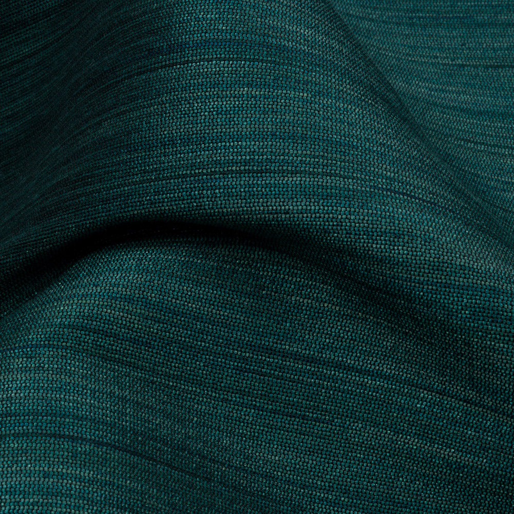 Recycled Polyester Bengaline - Teal Striations - British Imported - Joann Fabrics