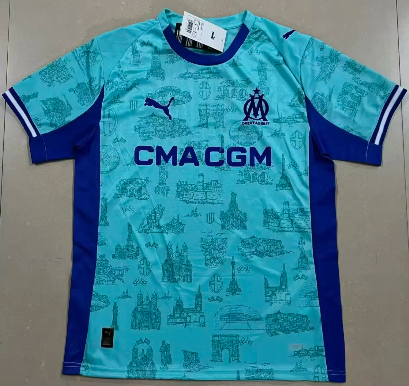 2025/2026 Olympique de Marseille Fifth Away Football Jersey 1:1 Thai Quality