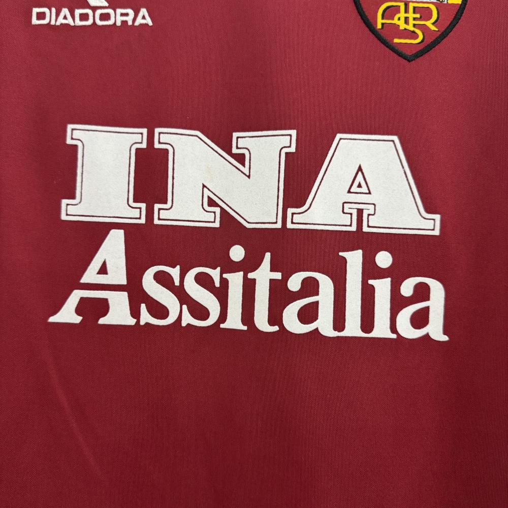 1998-1999 Retro Roma Home Soccer Jersey 1:1 Thai Quality