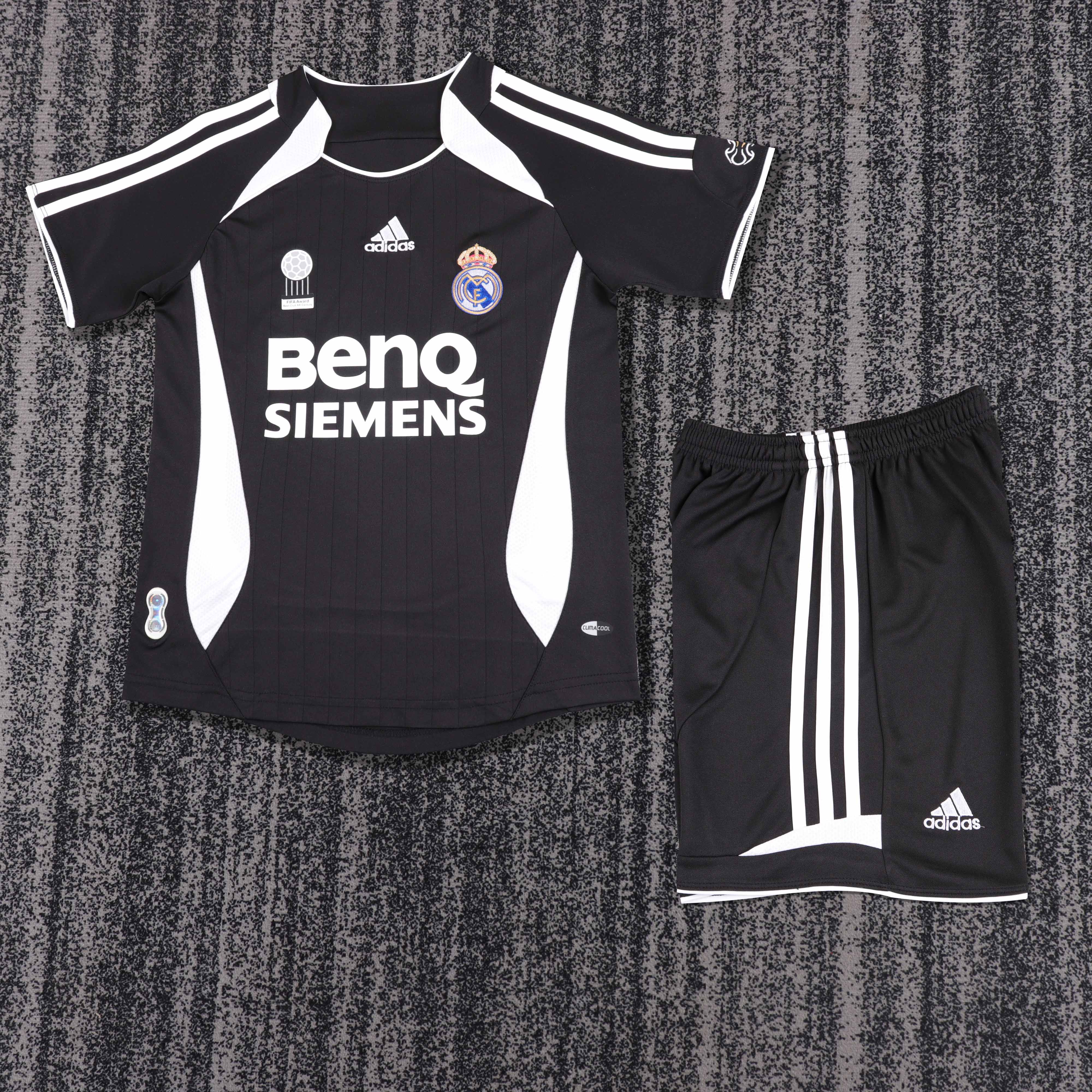 2006-2007 Retro Real Madrid Third Away Football Shirt 1:1 Thai Quality Kids Size