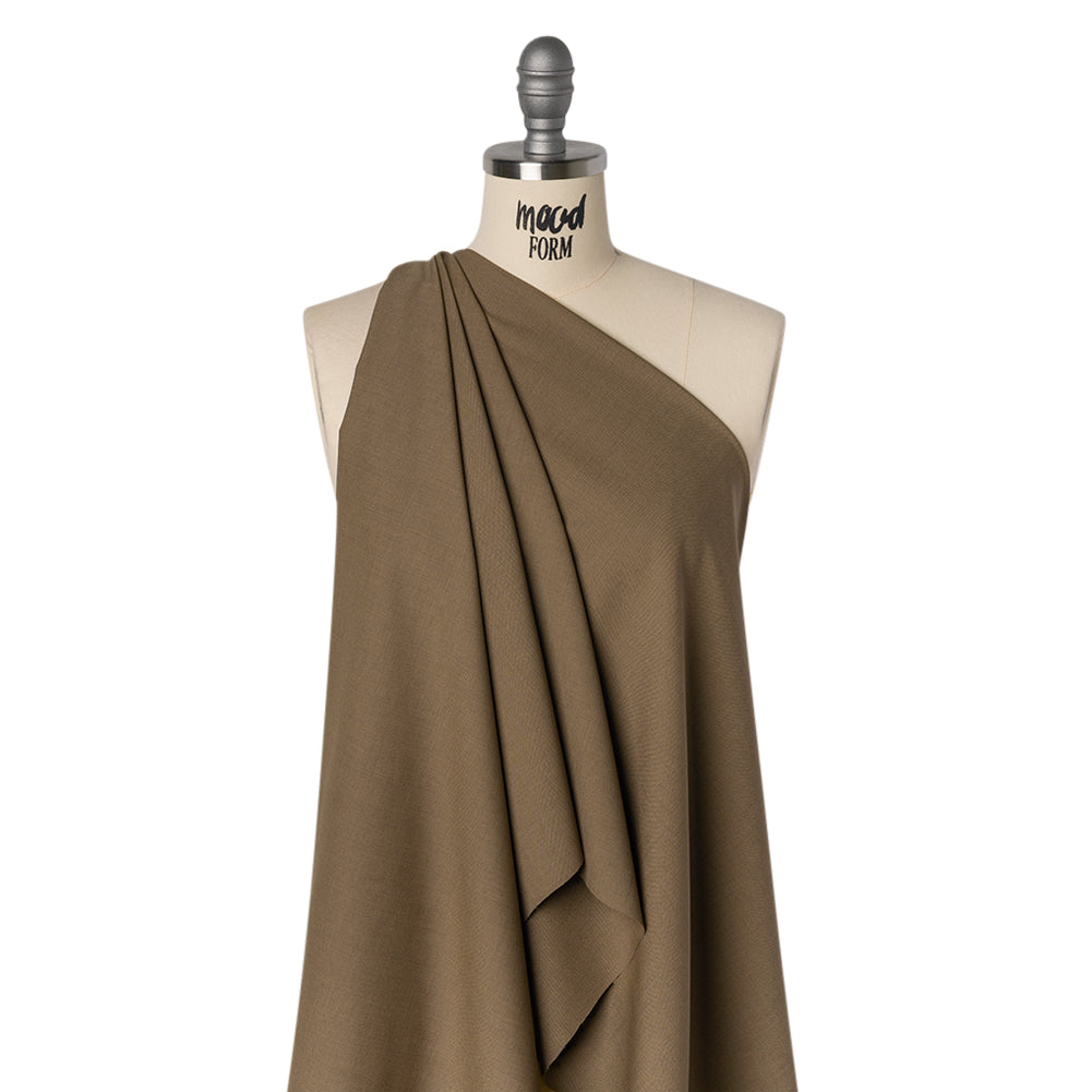 Super 110 Wool Suiting - Light Brown - Deadstock - Joann Fabrics