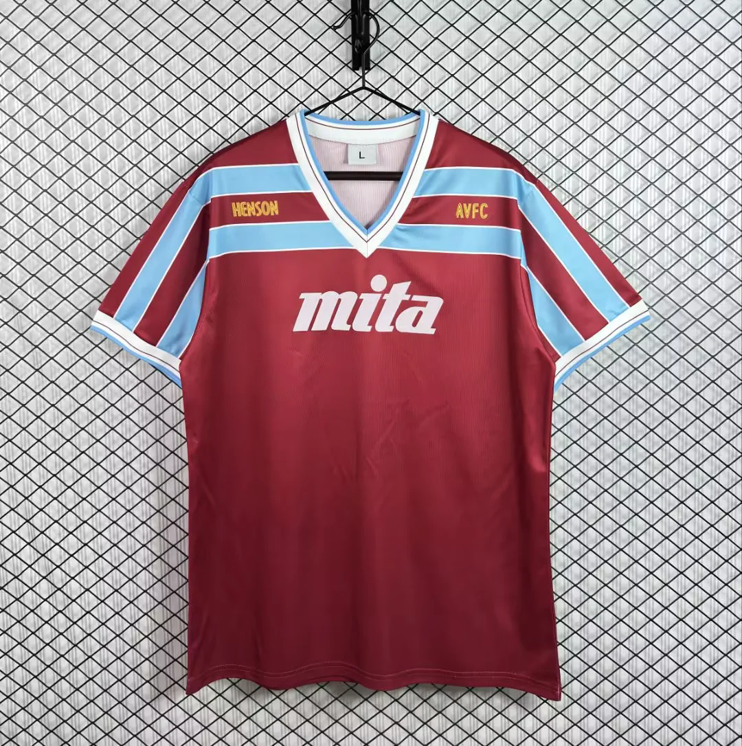 Retro Aston Villa 1985-87 Home Jersey - UnitedFutballJersey