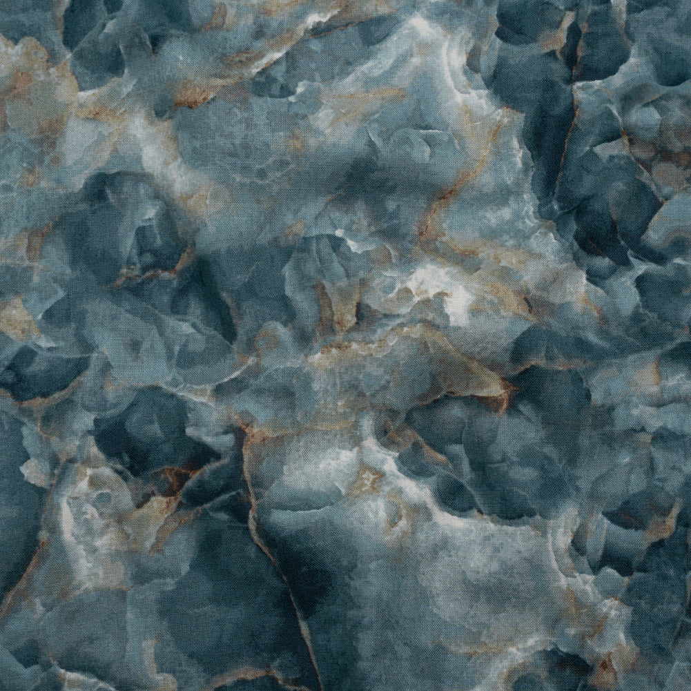 Stonehenge Quilting Cotton by Northcott - Prussian Marble 4 Crystalline Crackle - Surfaces Collection - Joann Fabrics