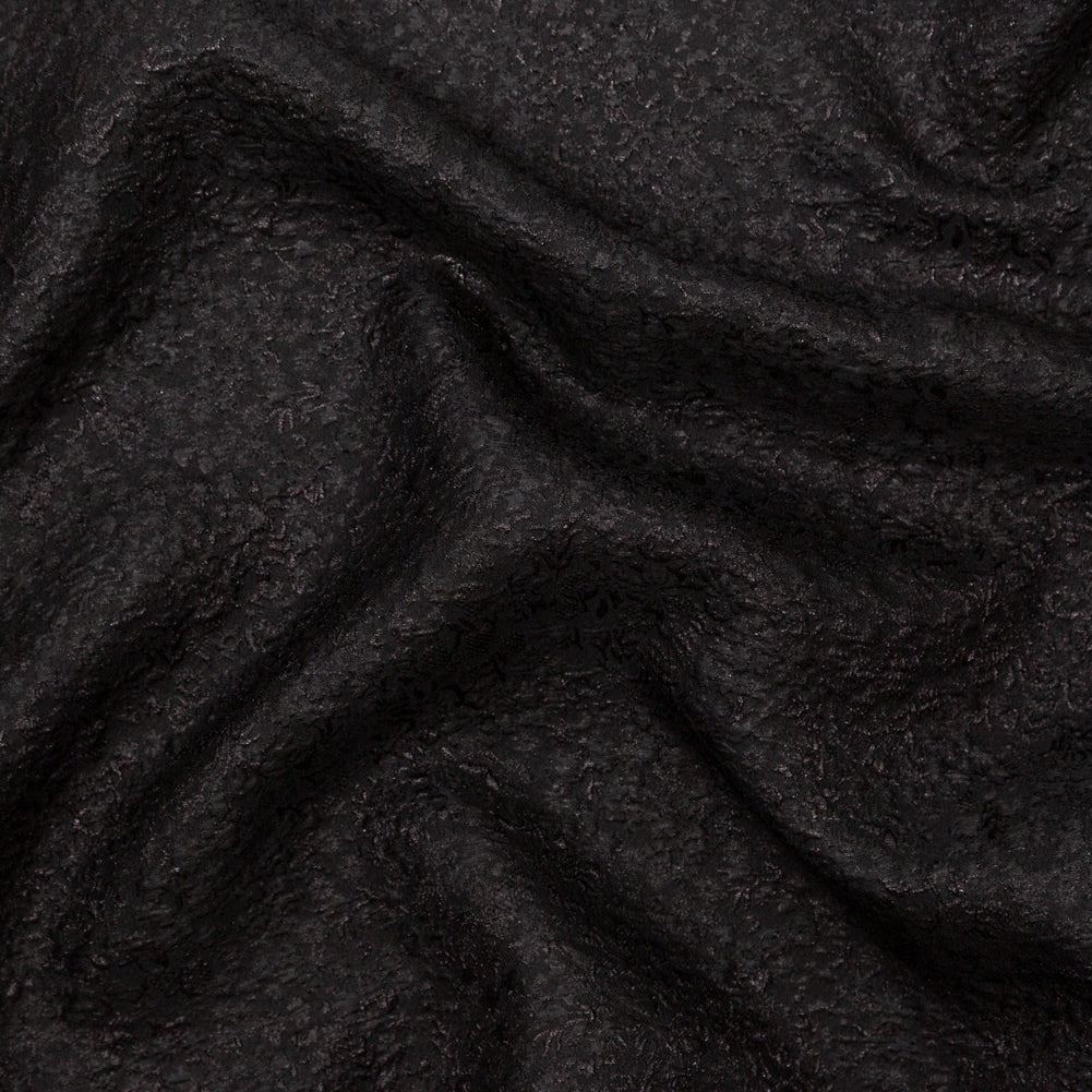 Metallic Black Luxury Floral Brocade - Joann Fabrics