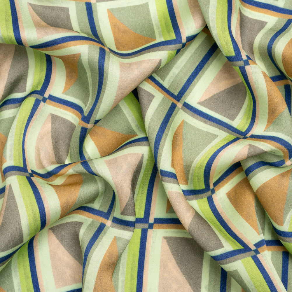 Mood Exclusive Geometric Critic Striped Viscose Dobby - Joann Fabrics