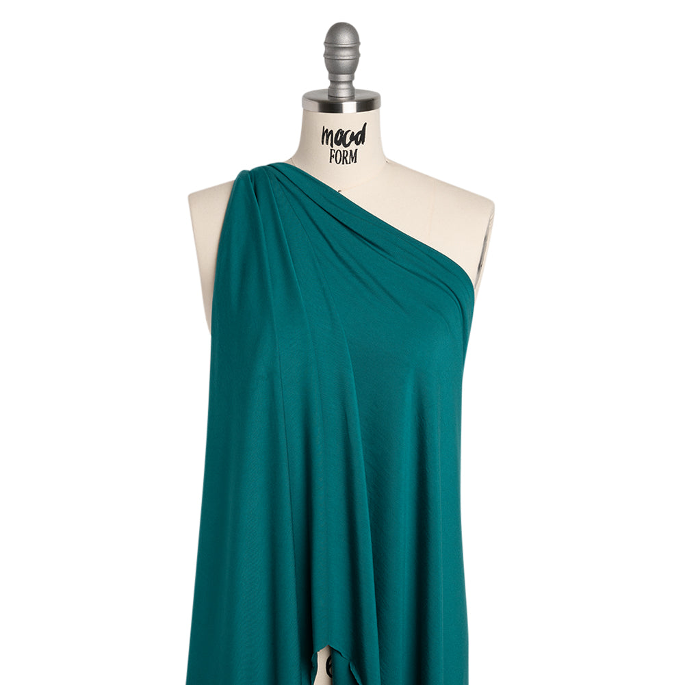 Stretch Bamboo Jersey - Teal - Willow Collection - Joann Fabrics