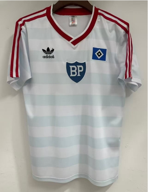 1986-1987 Retro Hamburger SV Home Football Jersey 1:1 Thai Quality