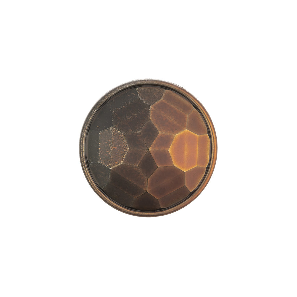 Italian Matte Bronze Faceted Metal Look Shank Back Button - 32L/20mm - Joann Fabrics