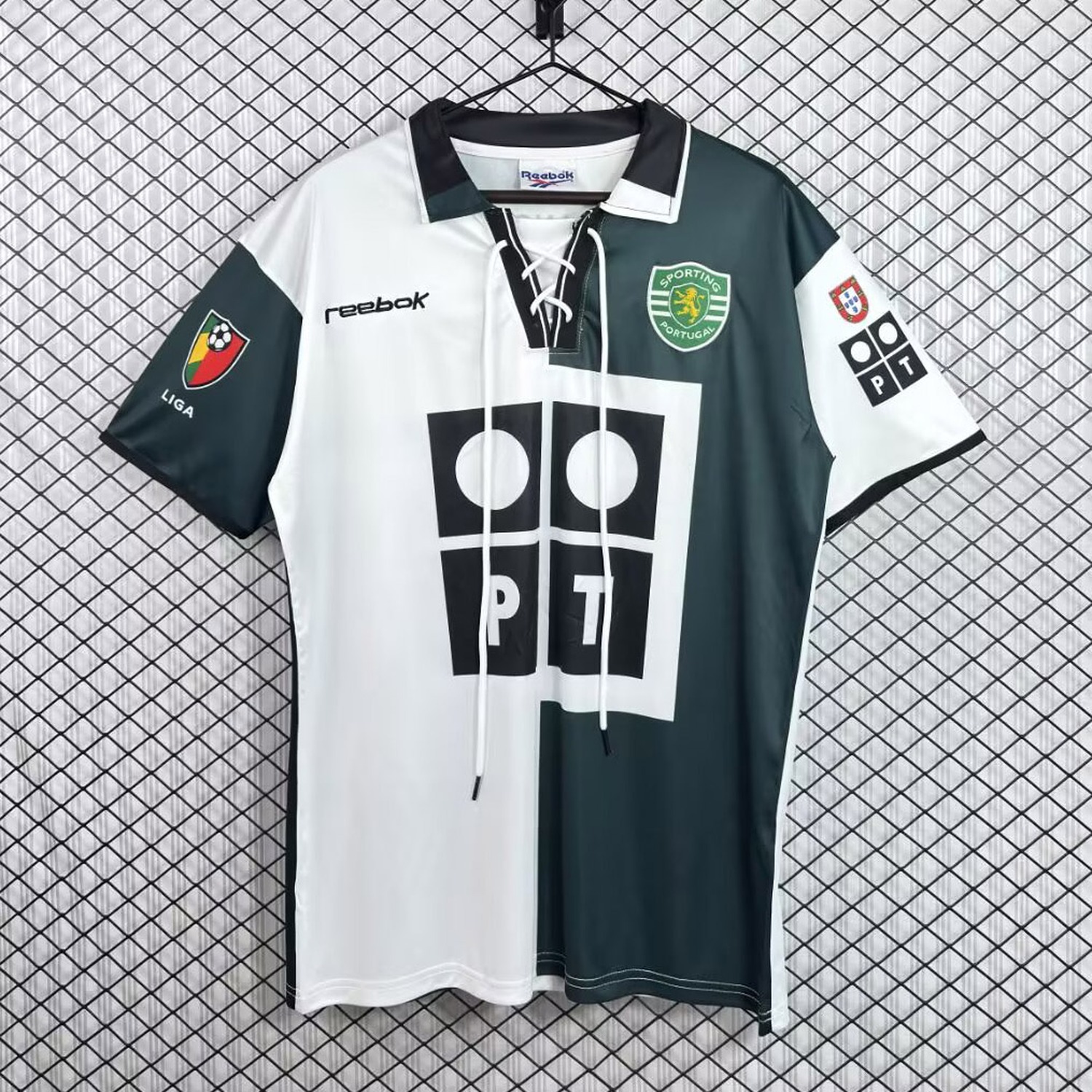 Retro Sporting CP 2002-03 Third White Jersey - UnitedFutballJersey