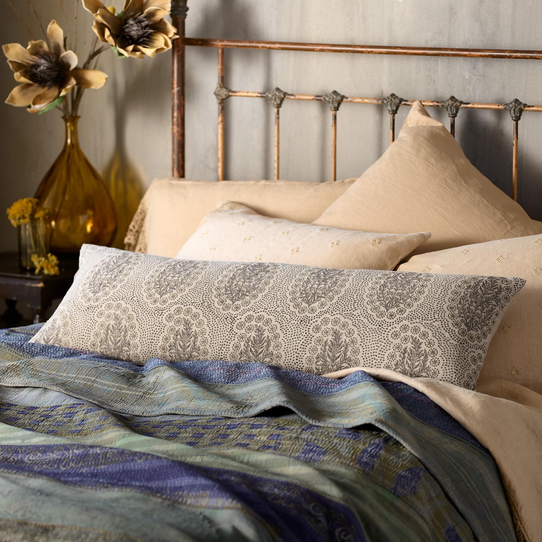 Marigold Winfleur Block Print Pillow - Blair Catalog