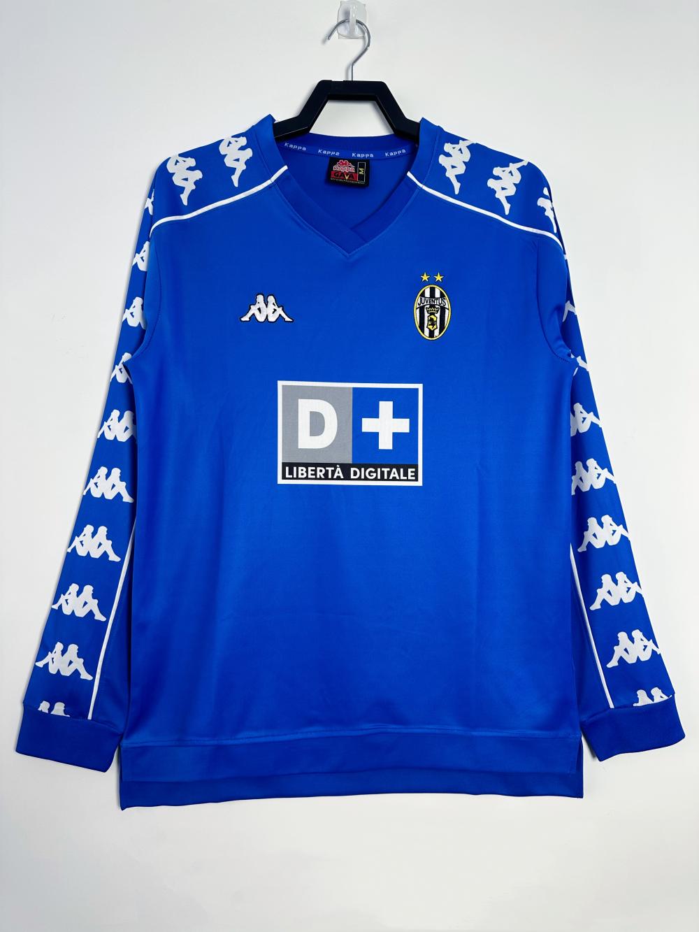 1999/2000 Retro Long Sleeve Juventus Away Soccer Jersey 1:1 Thai Quality