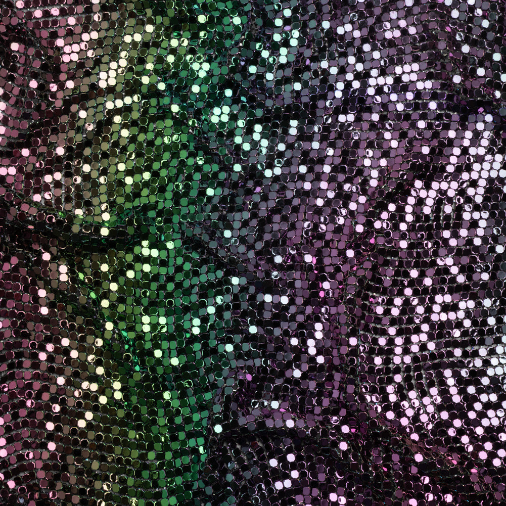 Aluminum Chainmail Fabric Panel, 3mm - Rainbow Oil Slick - Joan Collection - Joann Fabrics