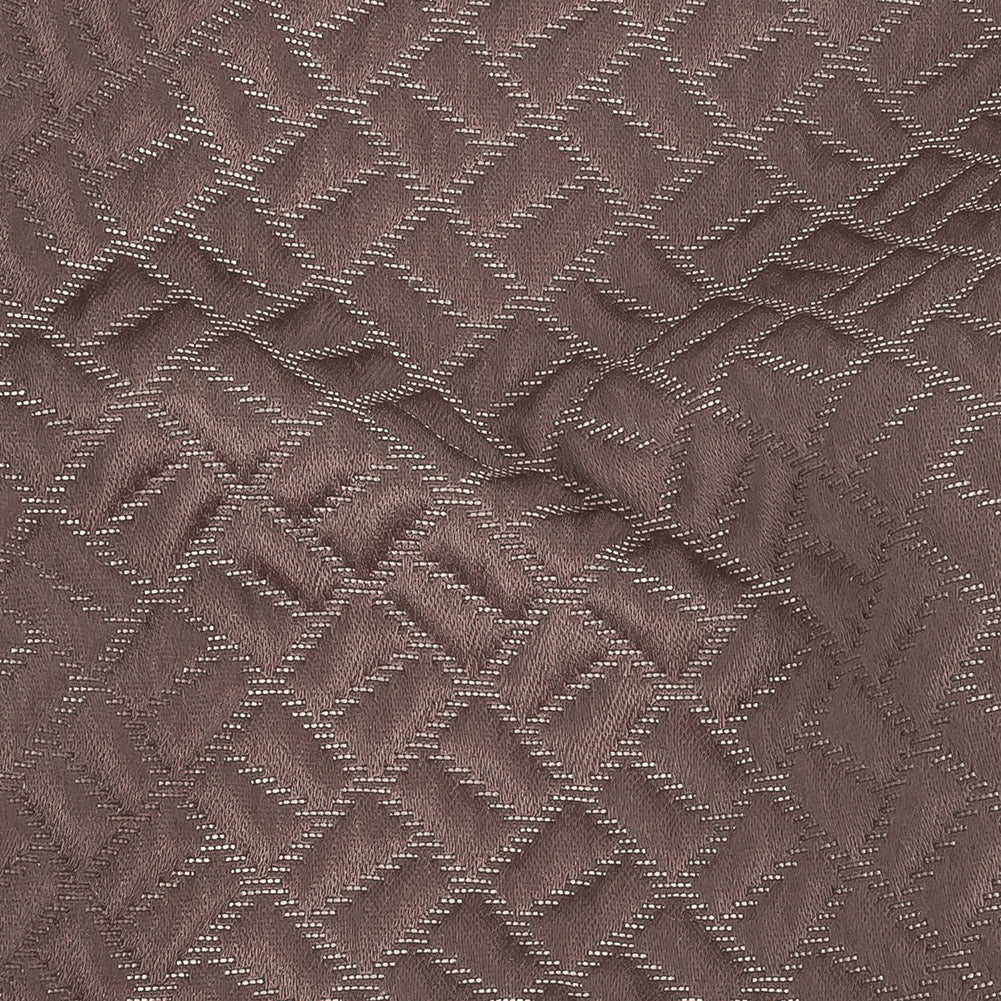 Polyester Jacquard - Heather Geometric Boxes - British Imported - Joann Fabrics