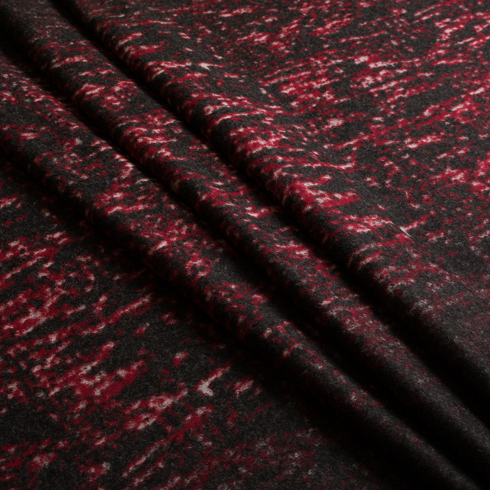 Red/Gray Abstract Wool Knit Panels - Joann Fabrics
