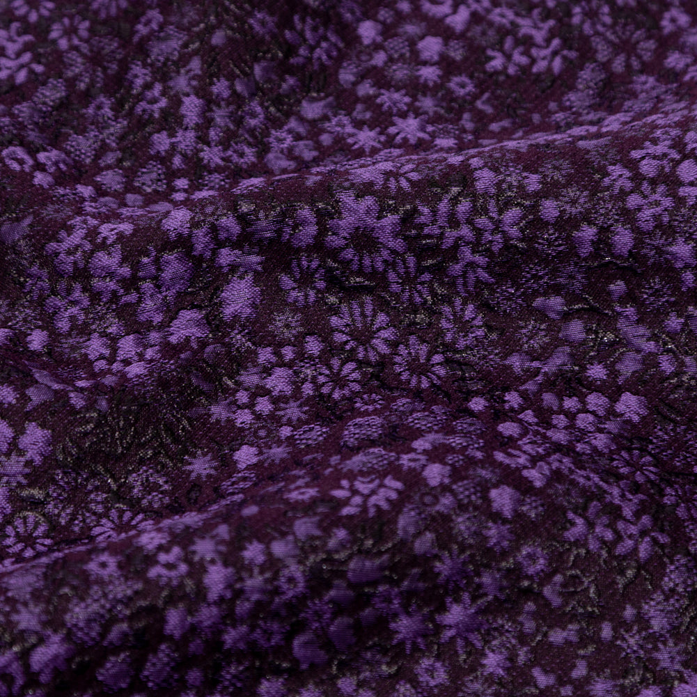 Metallic Purple Luxury Floral Brocade - Joann Fabrics