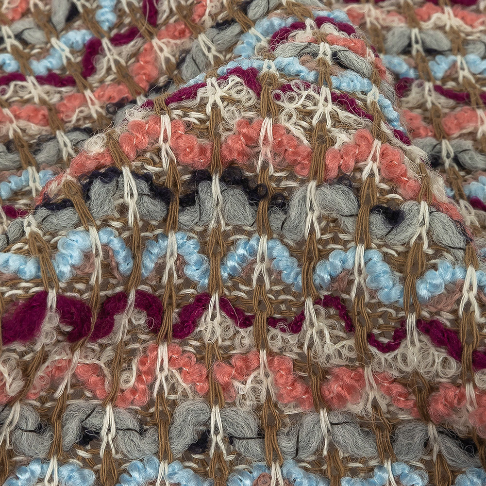 Limestone, Magenta, Angel Falls and Coral Wool Sweater Knit - Joann Fabrics