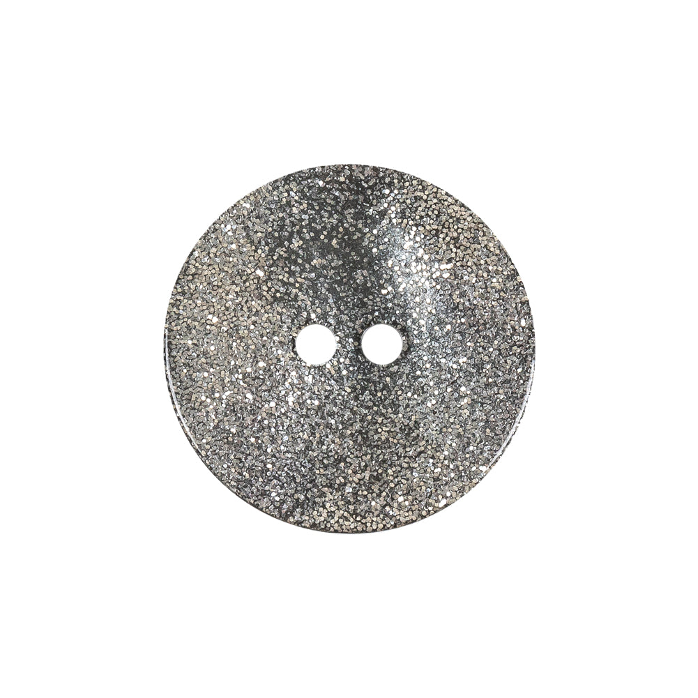Silver and Black Glitter 2-Hole Button - 36L/23mm - Joann Fabrics