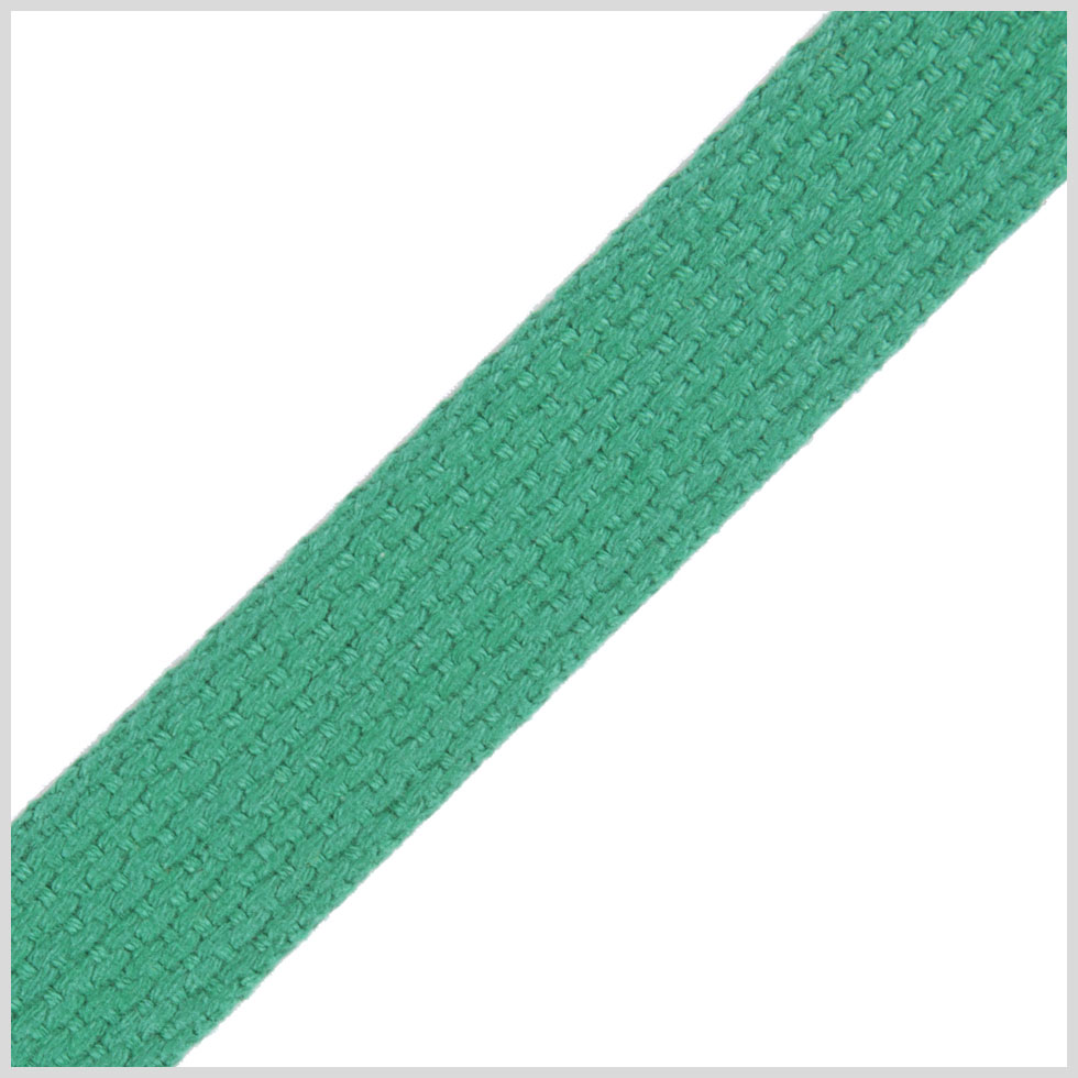 Green Cotton Webbing - 1
