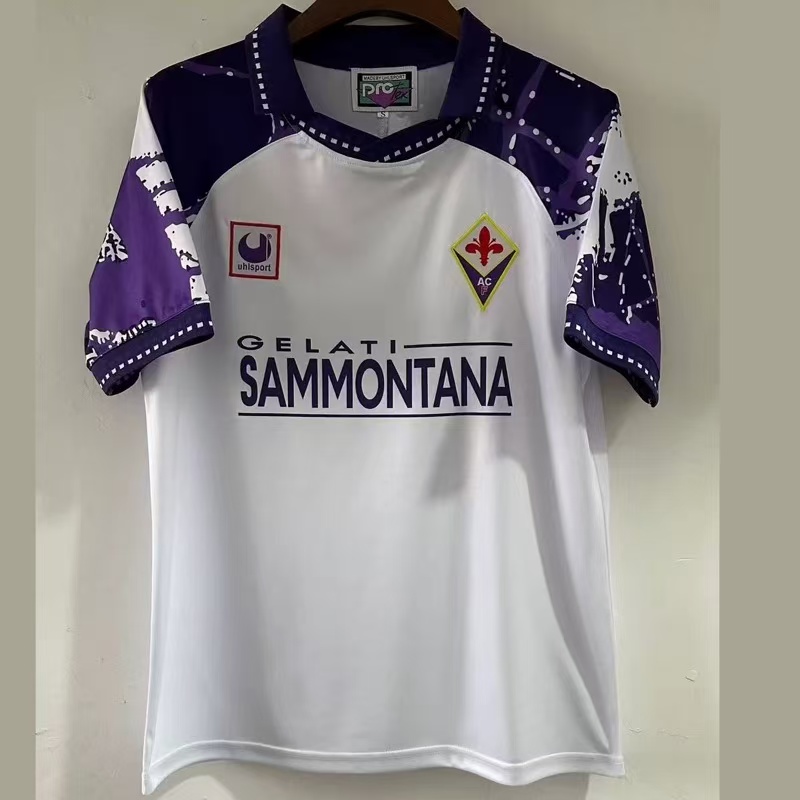 1994/1995 Retro Fiorentina Away Soccer Jersey 1:1 Thai Quality