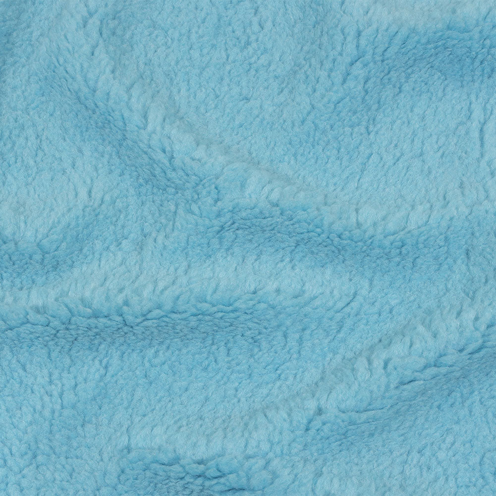 Balenciaga Italian Baby Blue Faux Shearling with Knit Backing - Joann Fabrics