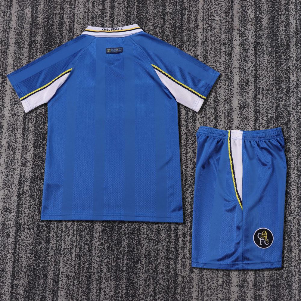 1997-1999 Retro Chelsea Home Football Jersey 1:1 Thai Quality Kids Size