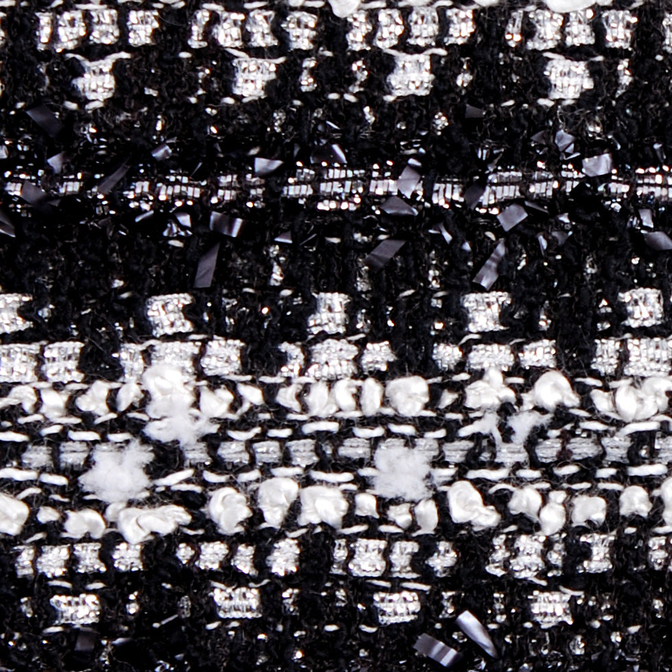 Black/Metallic Silver  Boucle - Joann Fabrics