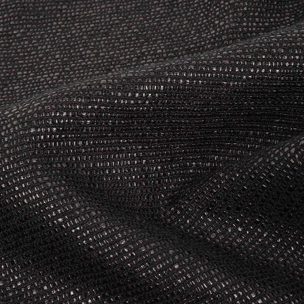 Italian Black on Black Striped Blended Cotton Woven - Joann Fabrics
