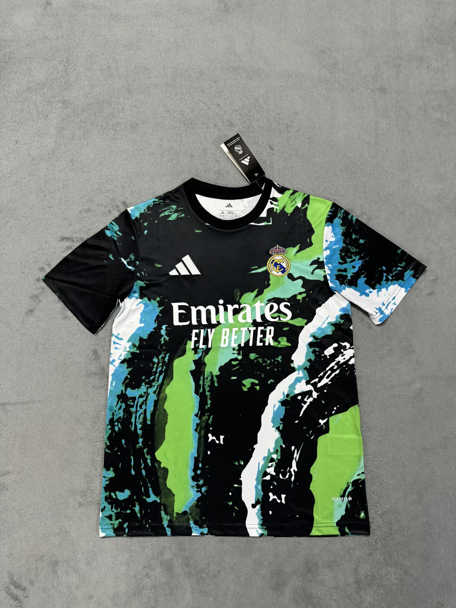2025/2026 Real Madrid Special Edition Black And Green Football Shirt 1:1 Thai Quality