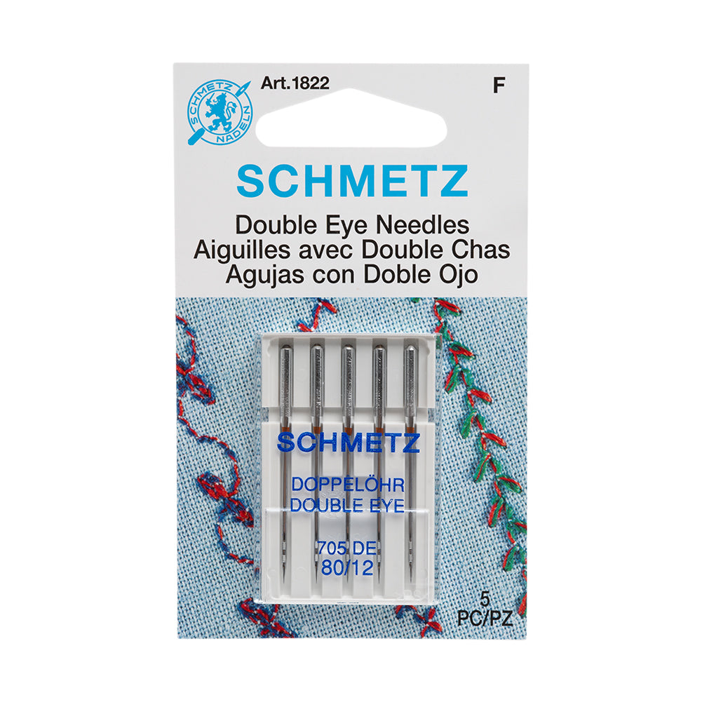 Schmetz Double Eye Machine Needles - 80/12 - 5 ct - Joann Fabrics