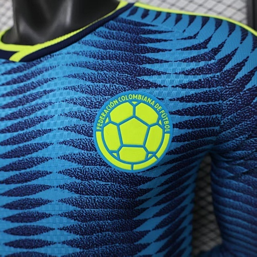 2026 Long Sleeve Player Version Colombia National Team Away Football Jersey 1:1 Thai Quality
