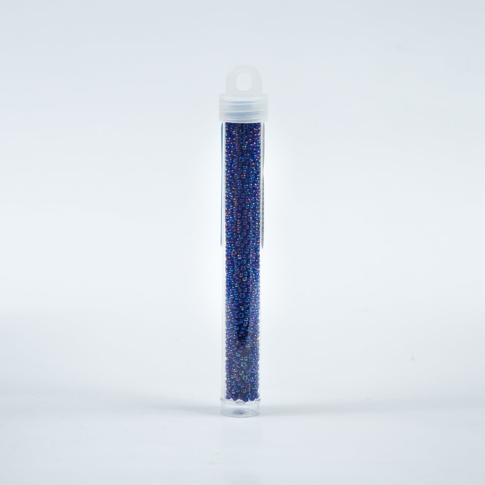Navy Iridescent Czech Seed Beads - Size 10 - Joann Fabrics