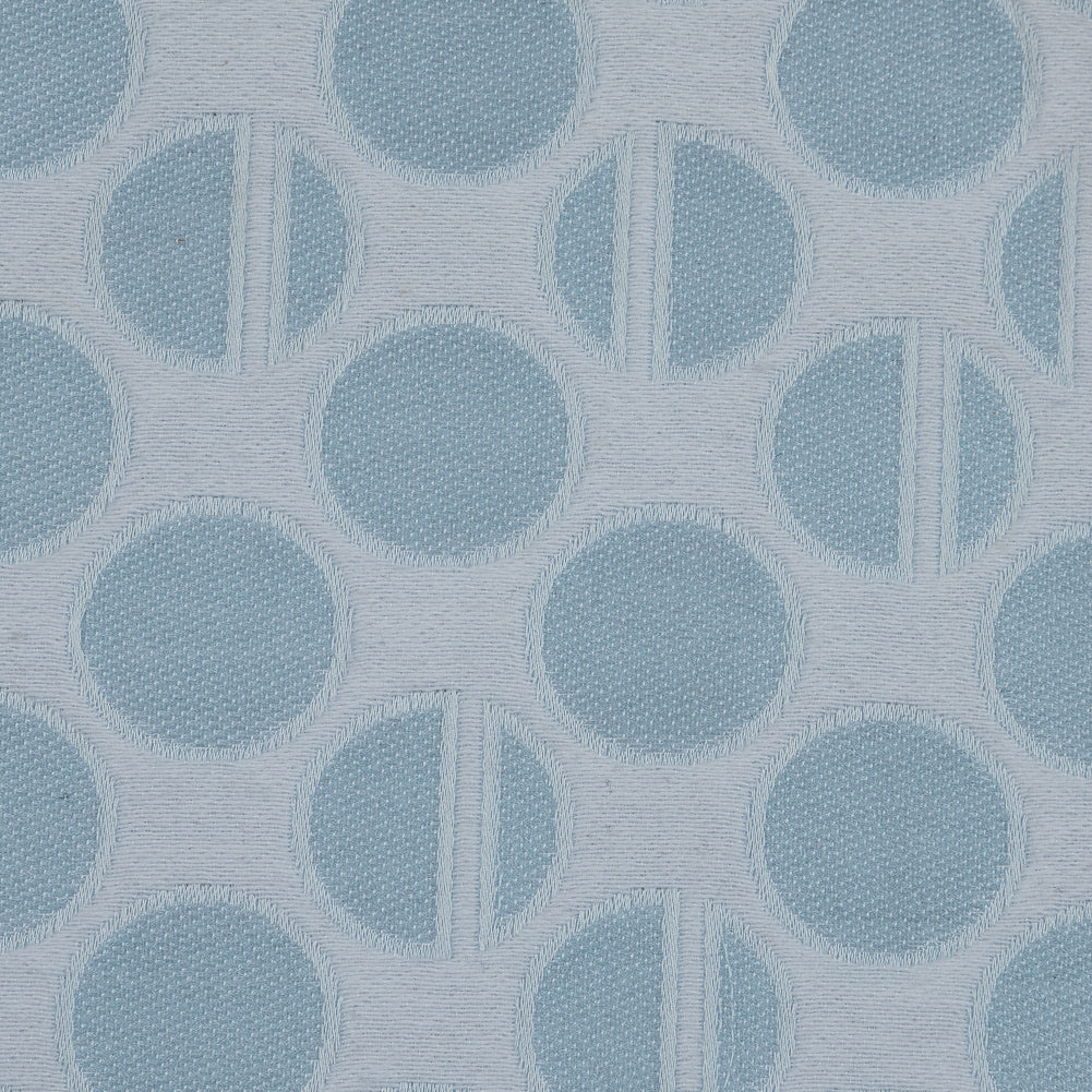 Light Blue and White Polka Dotted Jacquard - Joann Fabrics