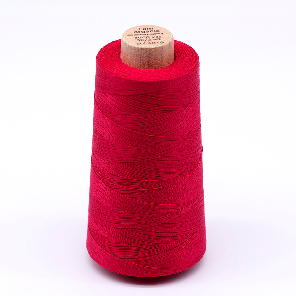 SCANFIL® 30wt Organic Pima Cotton Thread 3000 yd Cone - 4849 Watermelon - Joann Fabrics