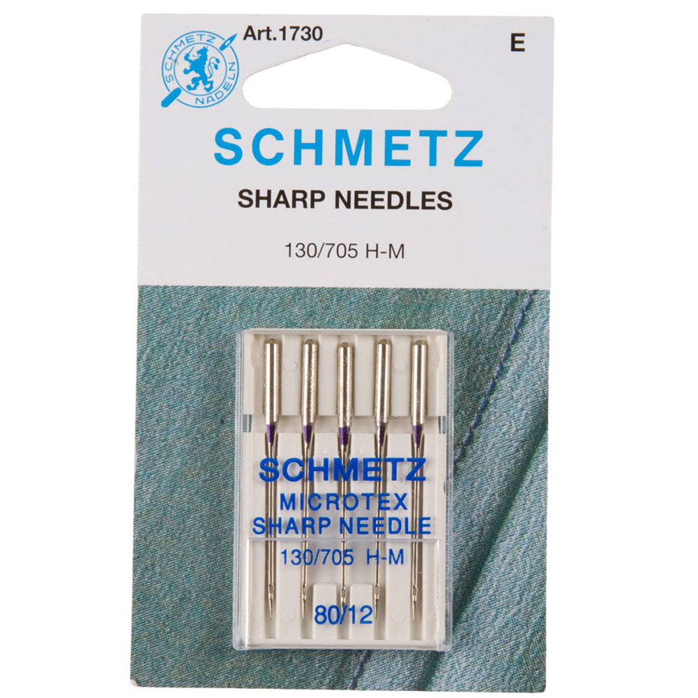 Schmetz Microtex Sharp Machine Needles - 80/12 - 5 ct - Joann Fabrics