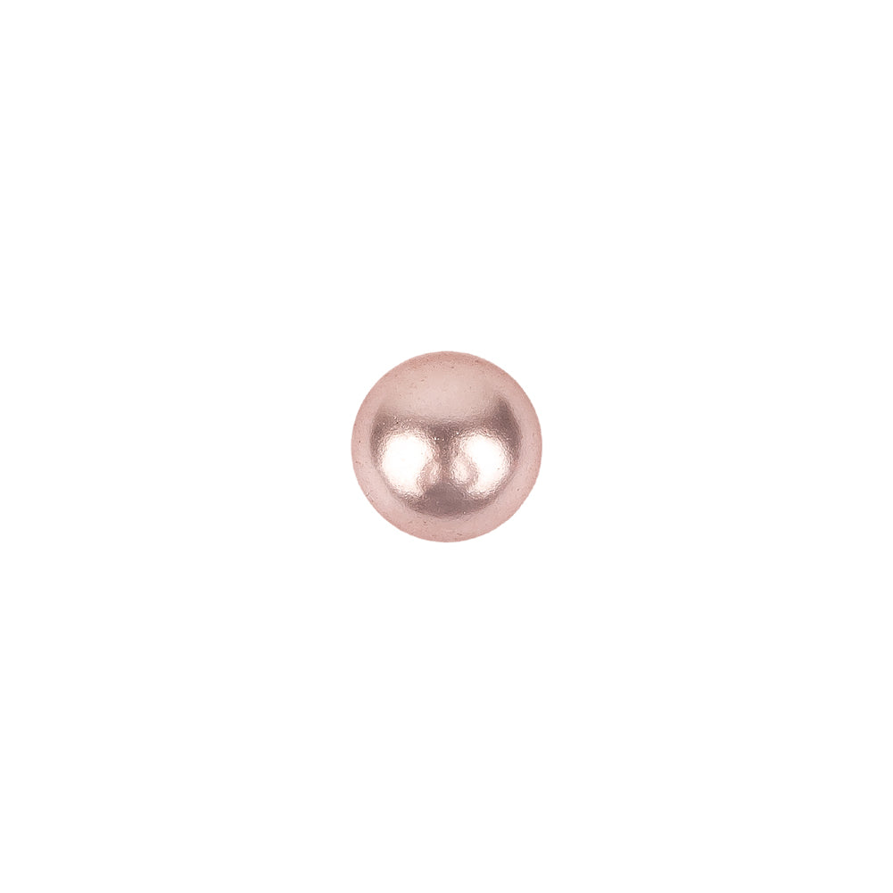 Pearlized Pink Shiny Dome Shaped Shank Back Button - 12L/7.5mm - Joann Fabrics