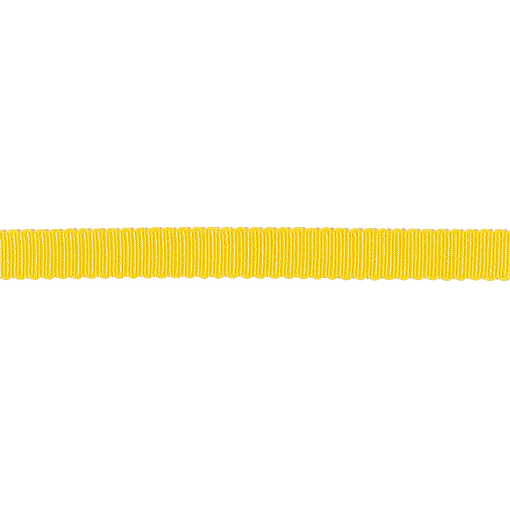 Yellow Recycled Polyester Petersham Grosgrain Ribbon - 6mm - Joann Fabrics