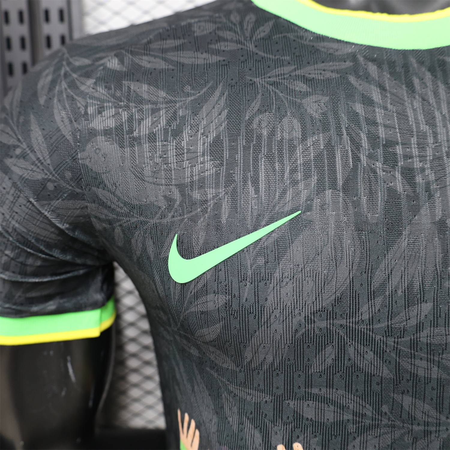 Brazil 2026 Black With Green Trim Brazilian Football Players Special Edition Jersey - Player Version - UnitedFutballJersey