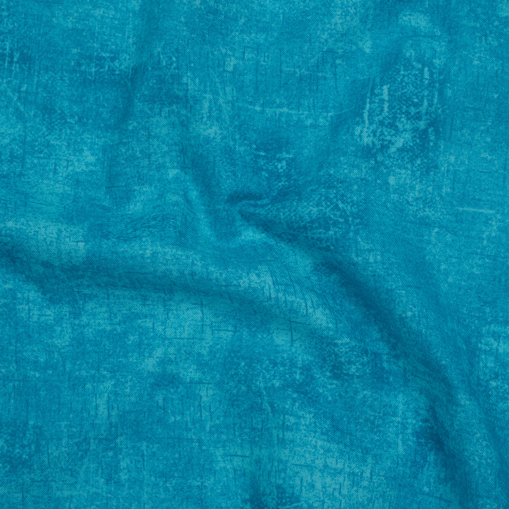 Printed Quilting Cotton by Northcott - Aqua Painterly Texture - Canvas Collection - Joann Fabrics