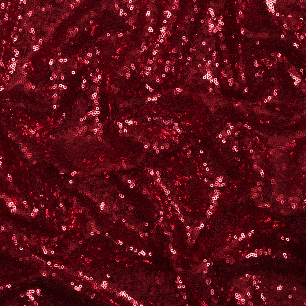 Mesh with Baby Sequins - Red - Mariah Collection - Joann Fabrics