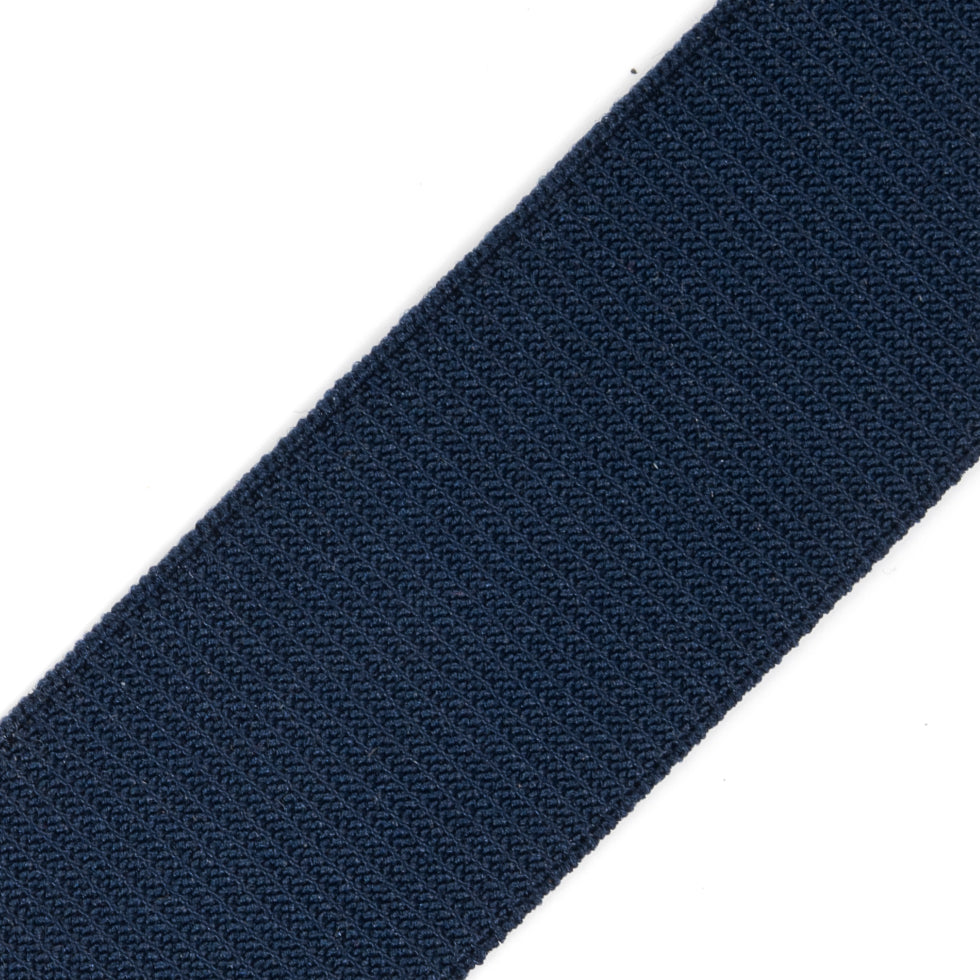 Navy Stretch Grosgrain Ribbon - 1
