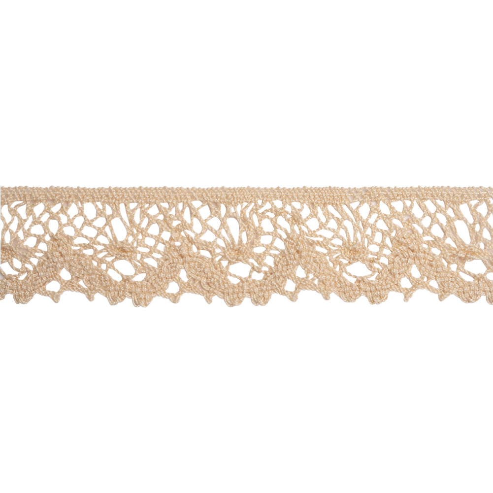 Natural Hanging Baskets Cotton Cluny Lace Trim - 1.625